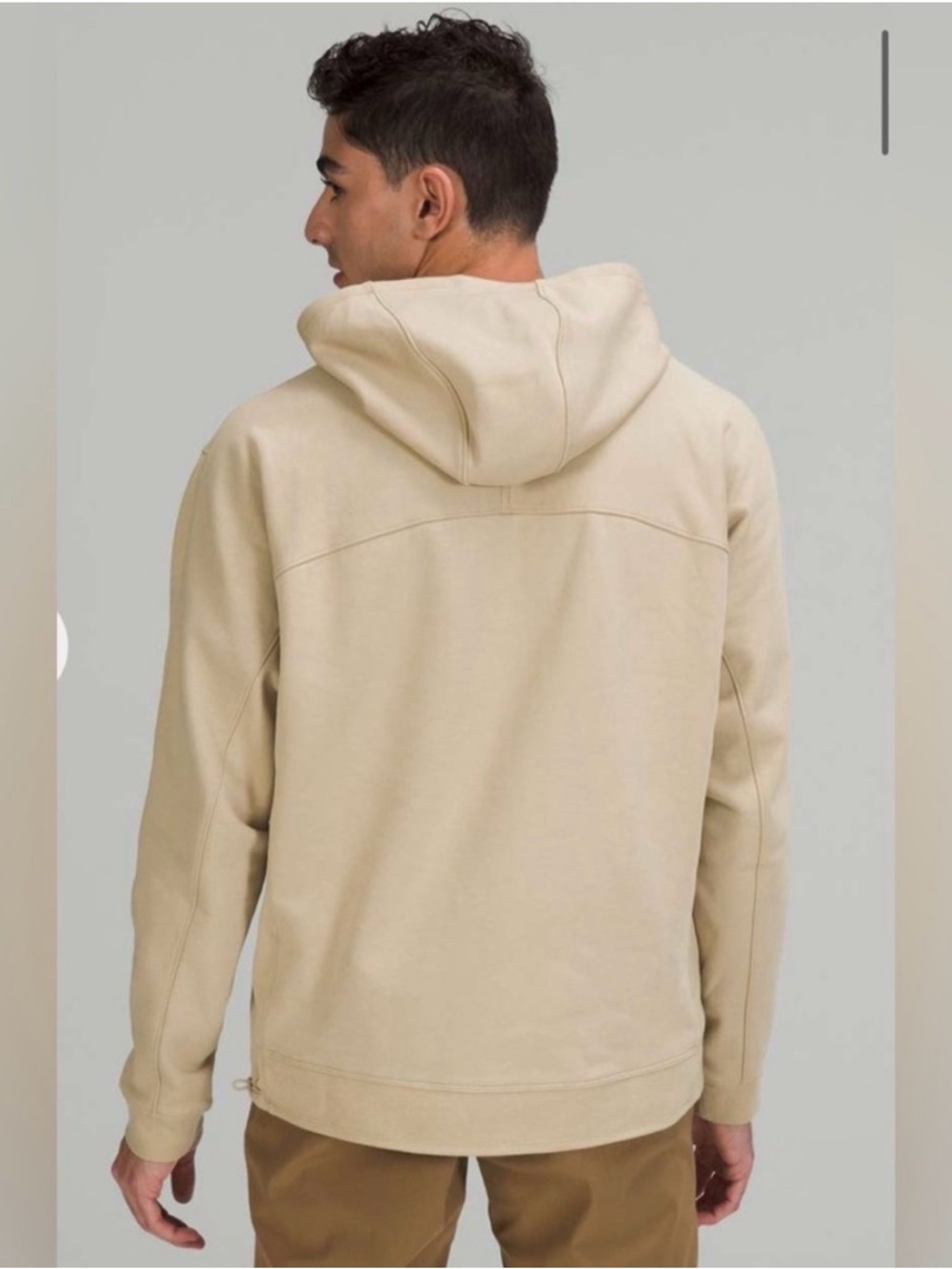 lululemon athletica Men's Cream Hoodie